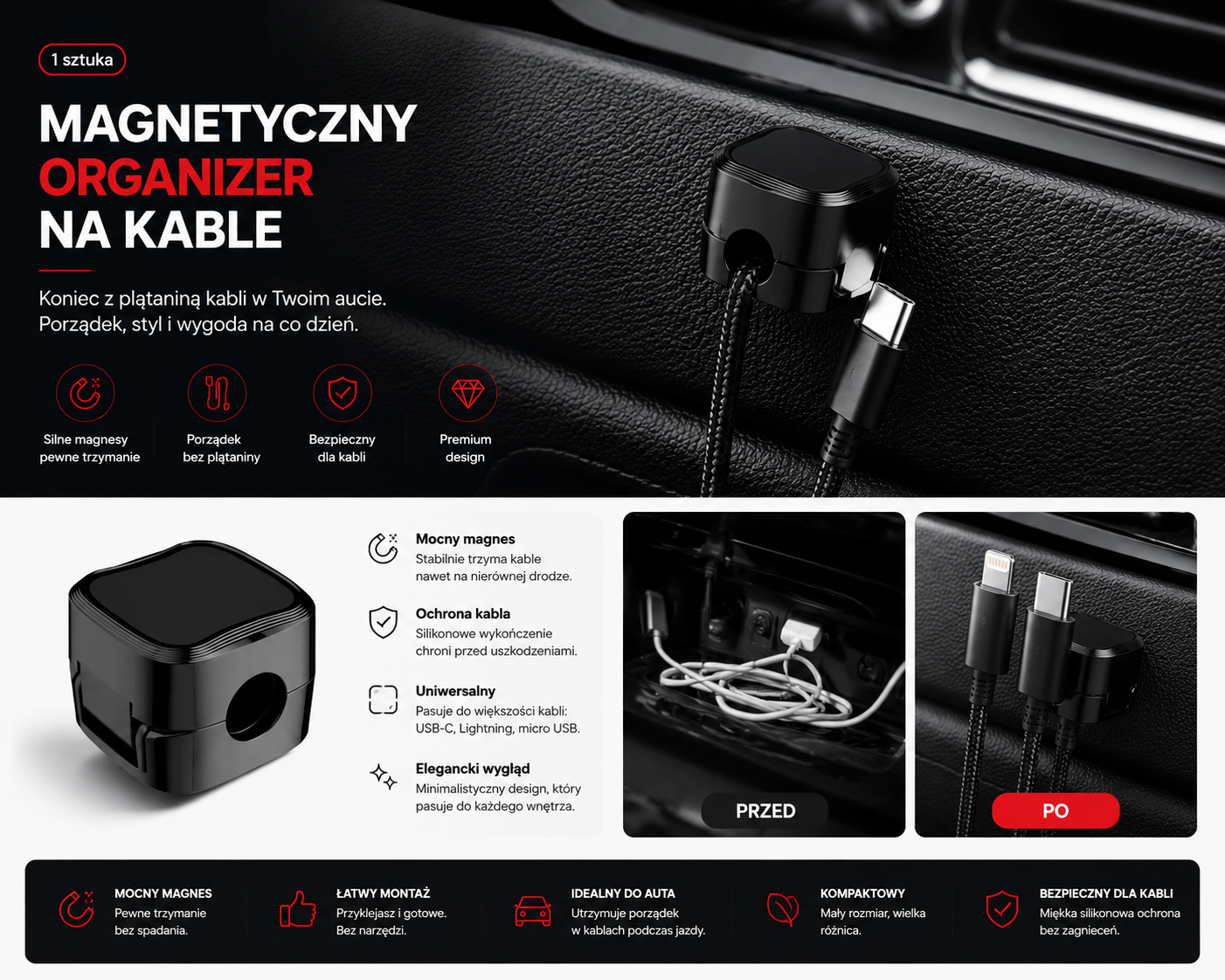 Magnetic Cable Organizer™
